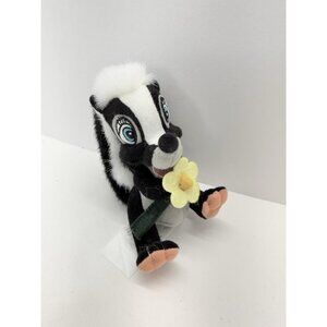 Vintage Bambi Flower Skunk Disney Store 5" Plush Stuffed Toy Doll